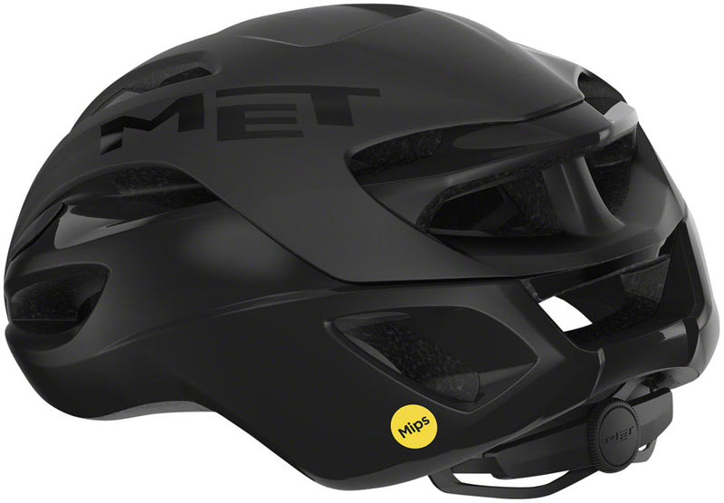 Load image into Gallery viewer, MET Rivale MIPS Helmet In-Mold EPS Safe-T Upsilon Fit Matte/Glossy Black Large
