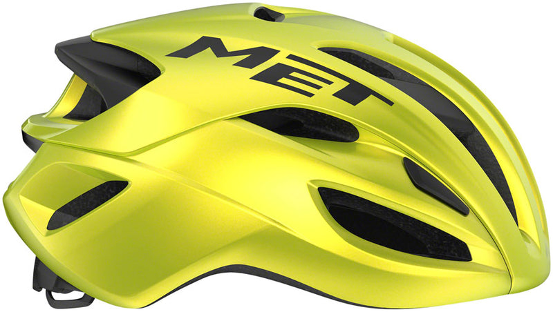 Load image into Gallery viewer, MET Rivale MIPS Helmet In-Mold Safe-T Upsilon Glossy Lime Yellow Metallic Medium
