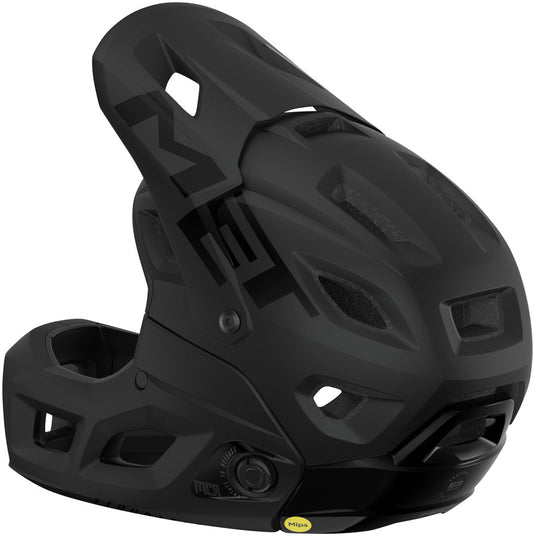 MET Parachute MCR MIPS Full Face Helmet Fidlock Buckle Matte/Glossy Black Small