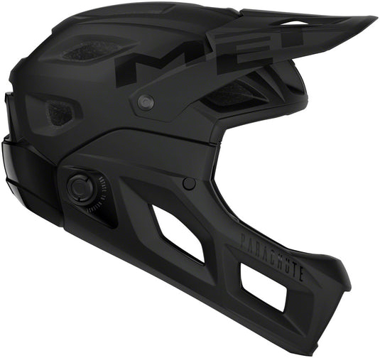 MET Parachute MCR MIPS Full Face Helmet Fidlock Buckle Matte/Glossy Black Small