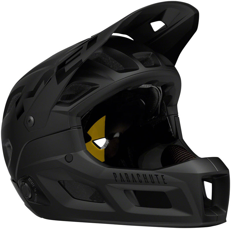 Load image into Gallery viewer, MET-Helmets-Parachute-MCR-MIPS-Helmet-Medium-(56-58cm)-Full-Face-MIPS-C2-360°-Head-Belt-Detachable-Visor-Boa-Fs1-Fit-System-Fidlock-Magnetic-Buckle-Removable-Cheek-Pads-Helmet-Soft-Bag-Included-Black-HLMT4803-Bicycle-Helmets
