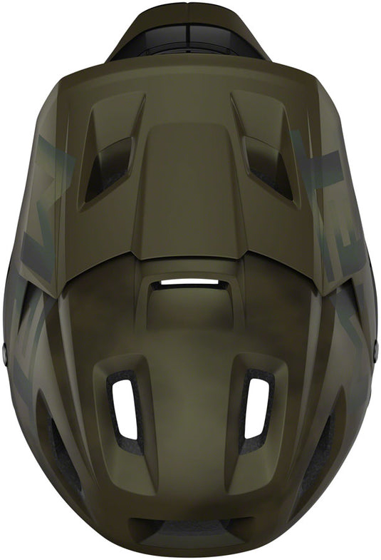 MET Parachute MCR MIPS Full Face Helmet In-Mold EPS Matte Kiwi Iridescent Medium