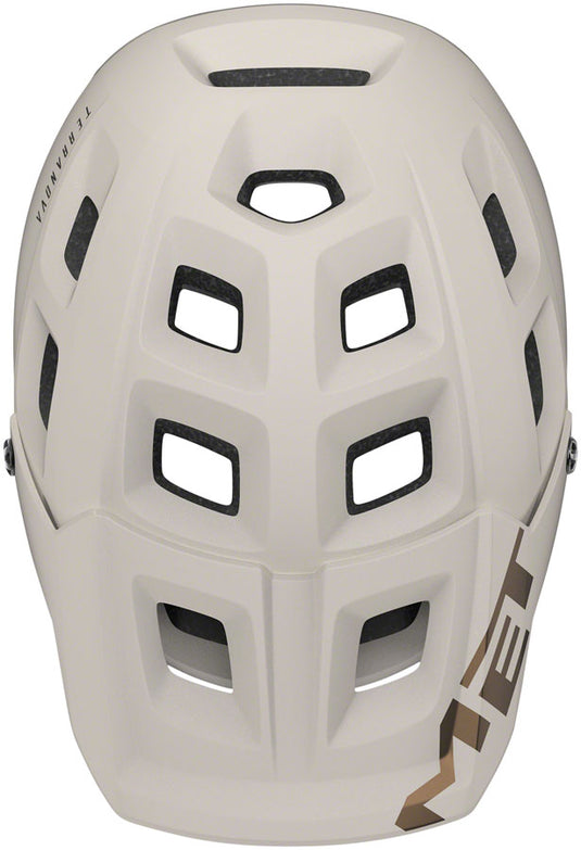 MET Terranova MIPS Mountain Helmet Safe-T DUO Fit Matte Off-White/Bronze, Medium