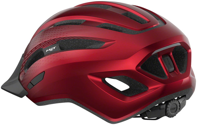 Load image into Gallery viewer, MET Downtown MIPS-C2 Helmet In-Mold Safe-T Twist 2 Fit Glossy Red, Medium/Large
