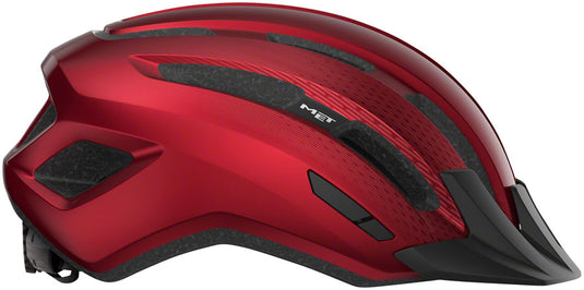 MET Downtown MIPS-C2 Helmet In-Mold Safe-T Twist 2 Fit Glossy Red, Medium/Large