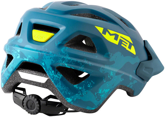 MET Eldar MIPS Kids Helmet Safe-T Twist 2 Fit Matte Petrol Blue Camo (52-57cm)