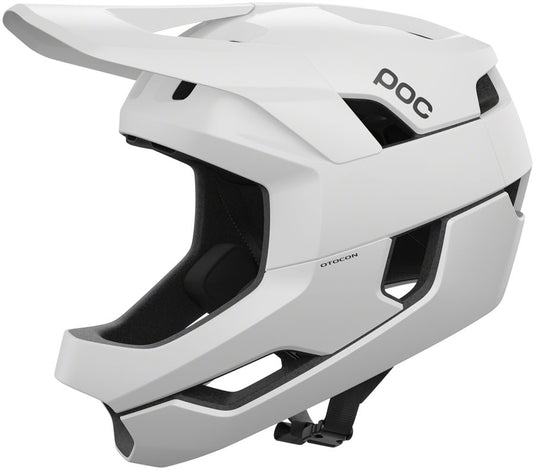 POC-Otocon-Helmet-Large-(59-62cm)-Full-Face-Detachable-Visor-Removable-Grill-Removable-Cheekpads-Race-Lock-Fit-White-HLMT5460-Bicycle-Helmets