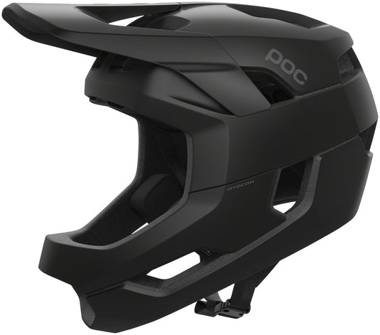 POC-Otocon-Helmet-Small-(51-54cm)-Full-Face-Detachable-Visor-Removable-Grill-Removable-Cheekpads-Race-Lock-Fit-Black-HLMT5457-Bicycle-Helmets