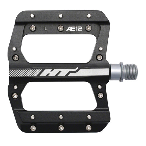 HT-Components-AE12-Pedals-Flat-Platform-Pedals-Aluminum-Chromoly-Steel-PEDL1455-Bicycle-Pedals