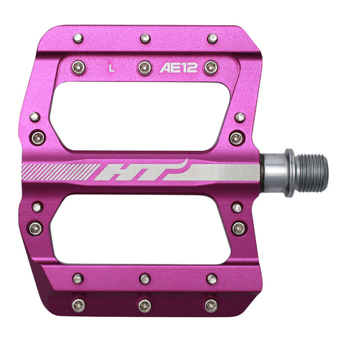 HT-Components-AE12-Pedals-Flat-Platform-Pedals-Aluminum-Chromoly-Steel-PEDL1501-Bicycle-Pedals