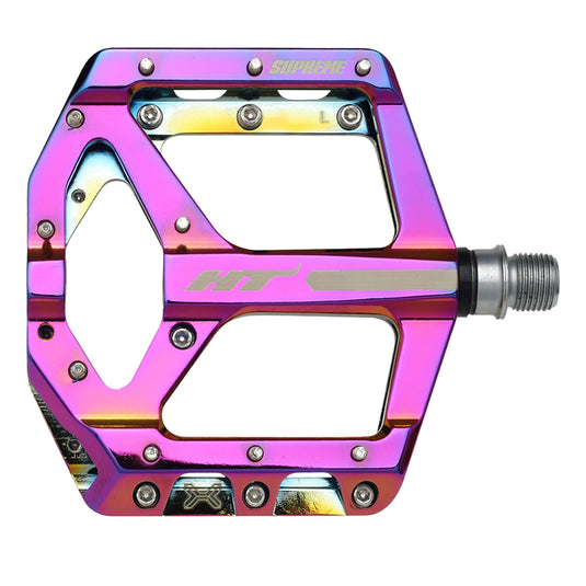 HT-Components-ANS10-Supreme-Pedals-Flat-Platform-Pedals-Aluminum-Chromoly-Steel-PEDL1520-Bicycle-Pedals