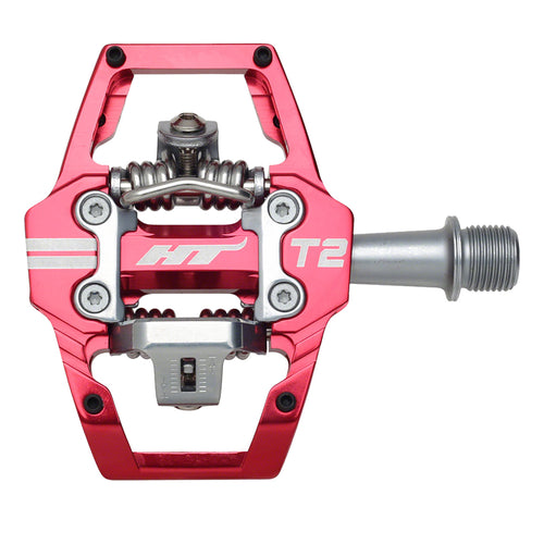 HT-Components-T2-Pedals-Clipless-Pedals-with-Cleats-Aluminum-Chromoly-Steel-PEDL1448-Bicycle-Pedals