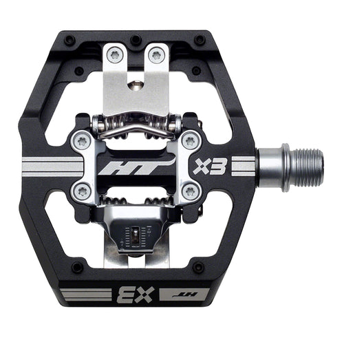 HT-Components-X3-Pedals-Clipless-Pedals-with-Cleats-Aluminum-Chromoly-Steel-PEDL1446-Bicycle-Pedals