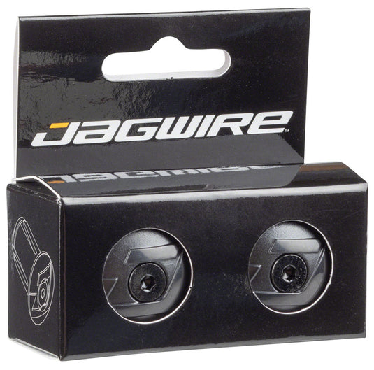 Jagwire Locking Bar End Plugs, Black Sold As Pair