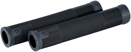 Salt EX Grips - Black, No Flange Made From Soft Compound Kraton