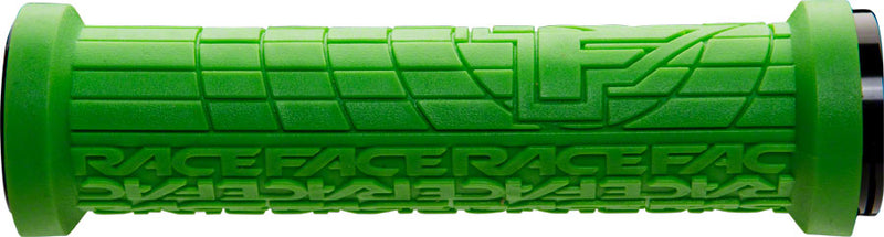 Load image into Gallery viewer, RaceFace Grippler Grips Green Lock-On 33mm Flangeless Bicycle Grip Double Lock
