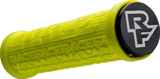 RaceFace Grippler Grips - Yellow, Lock-On, 30mm Vibration Dampening