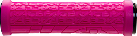 RaceFace Grippler Grips - Magenta, Lock-On, 33mm