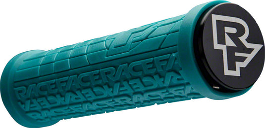 RaceFace Grippler Grips - Turquoise, Lock-On, 33mm