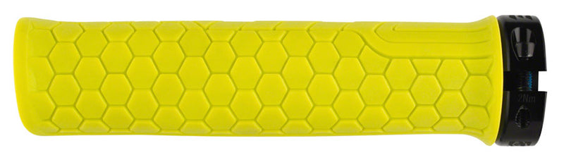 Load image into Gallery viewer, RaceFace Getta Grips - Yellow, 33mm Tapered Inner Core W/ Single Lock-On Clamp
