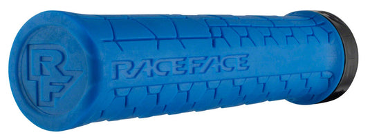 RaceFace Getta Grips - Blue, 33mm Low-Profile Grips Single Lock-On Clamp