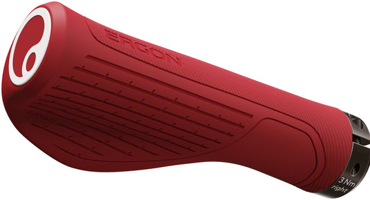 Ergon GS1 Evo Grips - Large, Red Dual Touch Surface For Soft Grip