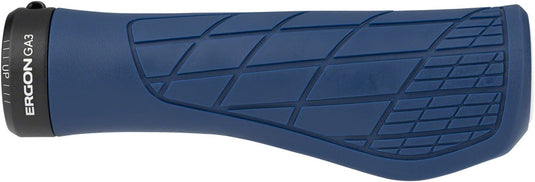 Ergon GA3 Grips - Nightride Blue, Lock-On, Large