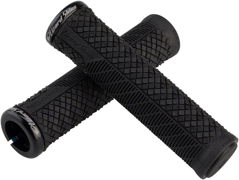 Load image into Gallery viewer, Lizard Skins Charger Evo Grips - Jet Black, Lock-On
