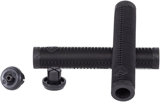 Eclat Shogun Grips - Black Increased Length And Deeper Rib Profile