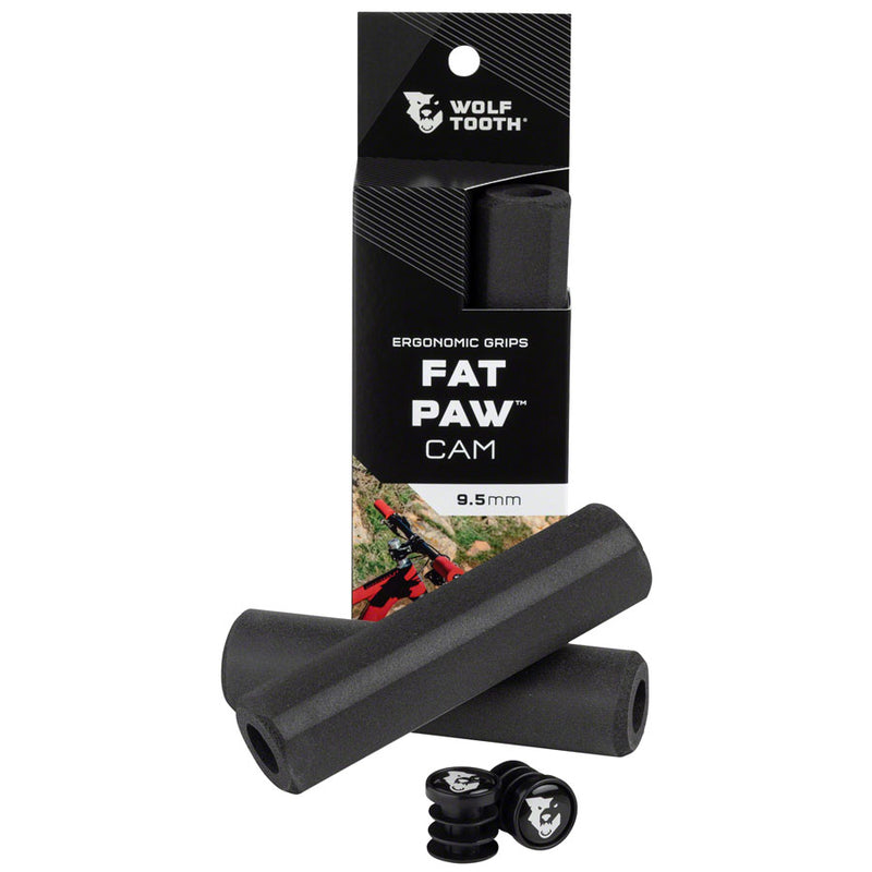 Load image into Gallery viewer, Wolf-Tooth-Fat-Paw-Cam-Grips-Grips-Slip-On-Grip-135-Bicycle-Grips
