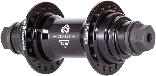 Eclat Cortex OS Front Hub - Black, Female Axle