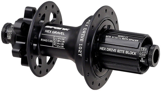 Spank-Hex-Gravel-Rear-Hub-28-hole-6-Bolt-Disc-10-Speed-Shimano-Road-RRHB1819-Bicycle-Rear-Hub