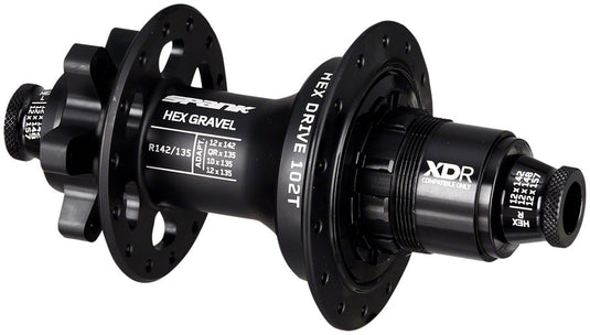 Spank-Hex-Gravel-Rear-Hub-28-hole-6-Bolt-Disc-SRAM-XDR-RRHB1820-Bicycle-Rear-Hub