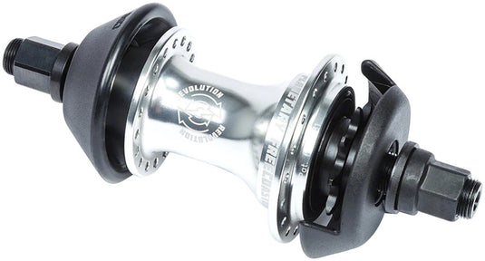 BSD Revolution Rear BMX Hub - 36H, Polished, Includes Hub Guards, RHD