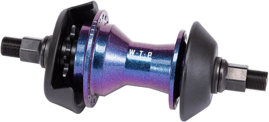 We The People Hybrid Rear Hub - Freecoaster/cassette, 14mm, 36H, 9T, Left Side Drive Galactic Purple