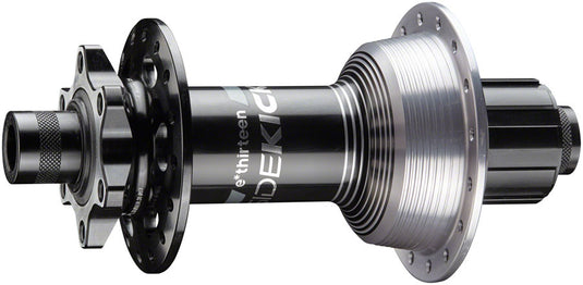 e*thirteen Sidekick Rear Hub - 12 x 157mm, 6-Bolt, Shimano Mini HG, Black/Sterling Silver, 32H