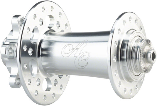 All-City Go-Devil Front Hub - 15/12/QR x 100mm, 6-Bolt, Silver, 32h