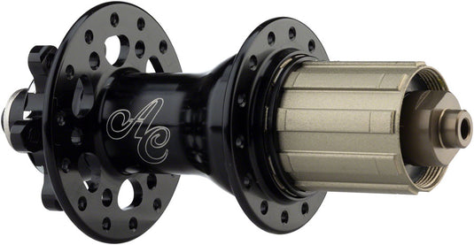 All-City Go-Devil Rear Hub - QR x 135mm/12 x 142mm, 6-Bolt, HG 11 Road, Black, 28H