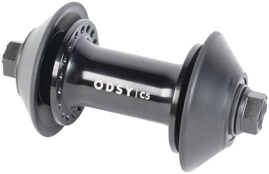 Odyssey C5 Hub - Front, 36H, 3/8", Black Lightweight And Durable