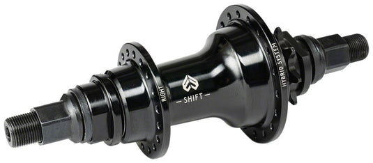 Eclat Shift Freecoaster/Cassette Rear Hub - Black, RHD