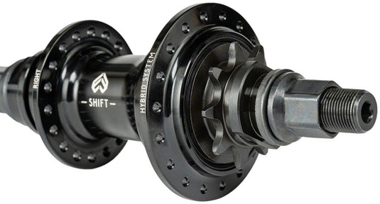 Eclat Shift Freecoaster/Cassette Rear Hub - Black, RHD