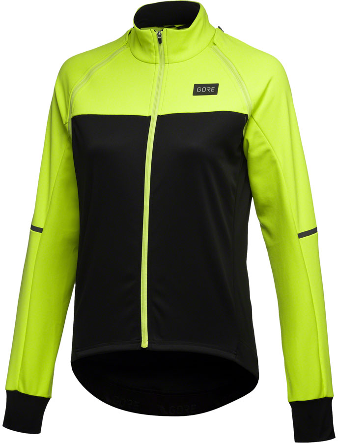 Load image into Gallery viewer, Gorewear Phantom Jacket - Black/Neon Yellow, Women&#39;s, Small
