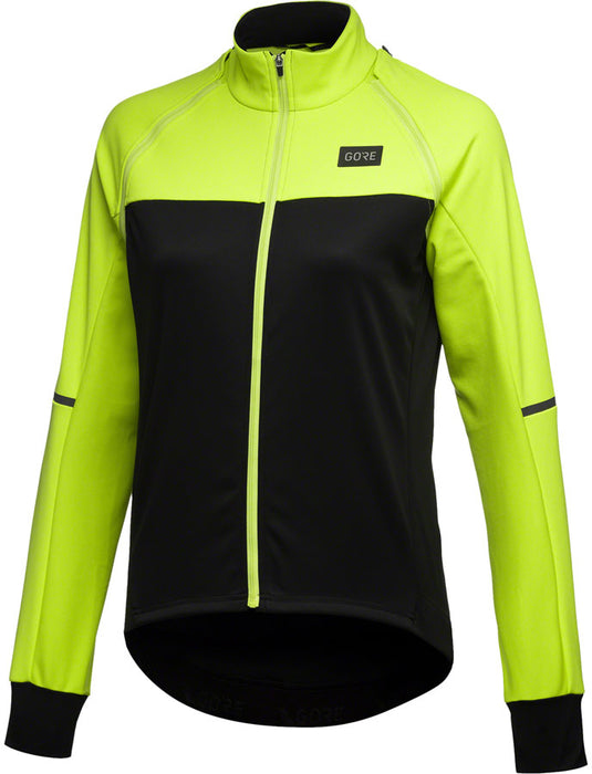 Gorewear Phantom Jacket - Black/Neon Yellow, Women's, Small