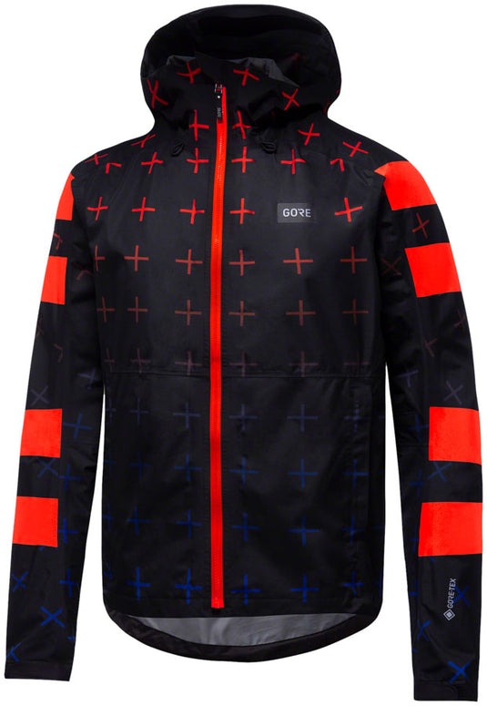 Gorewear Endure Jacket - Black/Fireball, Men's, Small