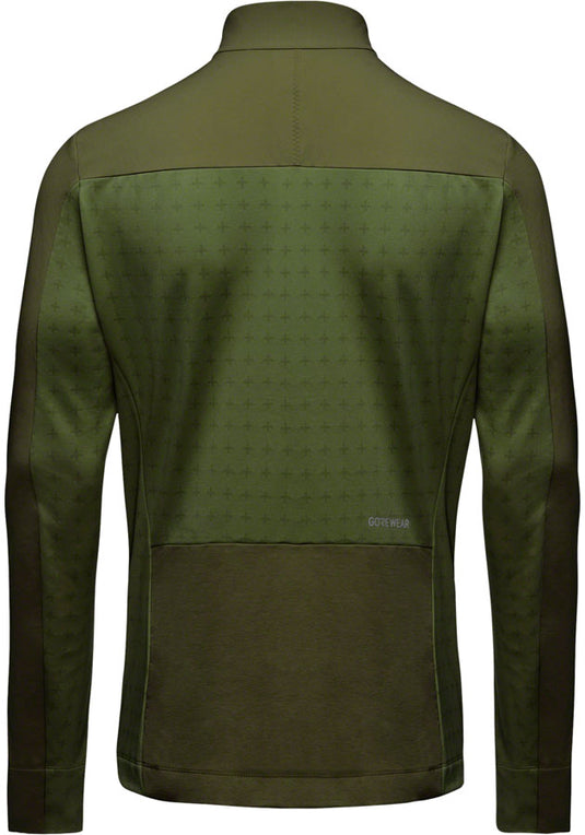 Gorewear Trail KPR Hybrid 1/2-Zip Jersey - Utility Green, Men's, X-Large