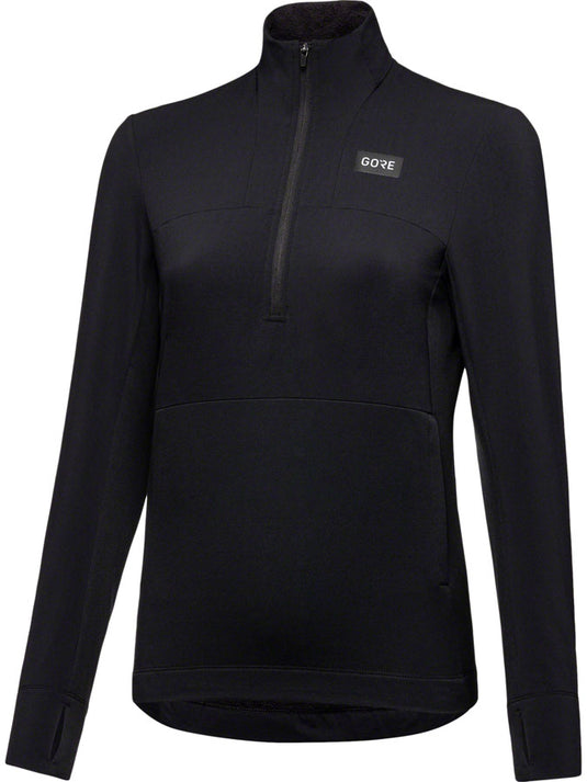 GORE Trail KPR Hybrid 1/2-Zip Jersey - Black, Women's, Large