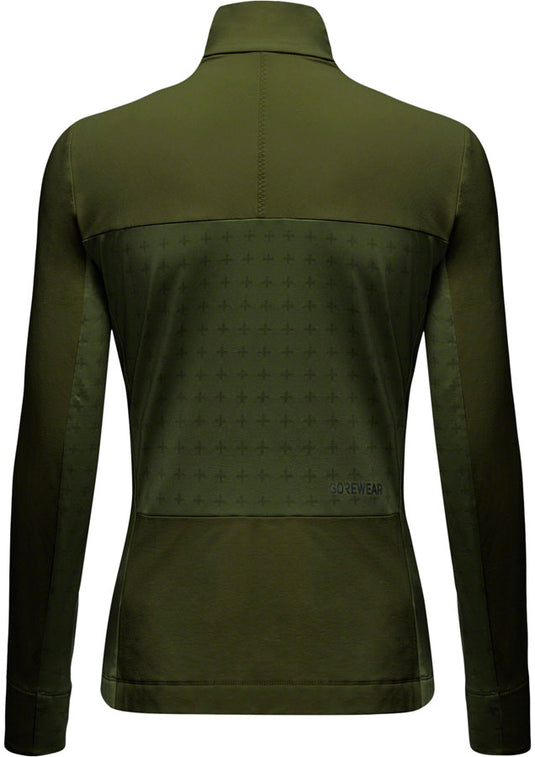 GORE Trail KPR Hybrid 1/2-Zip Jersey - Utility Green, Women's, Large