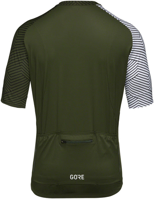 Gorewear C5 Jersey - Utility Green/White, Men's, Small