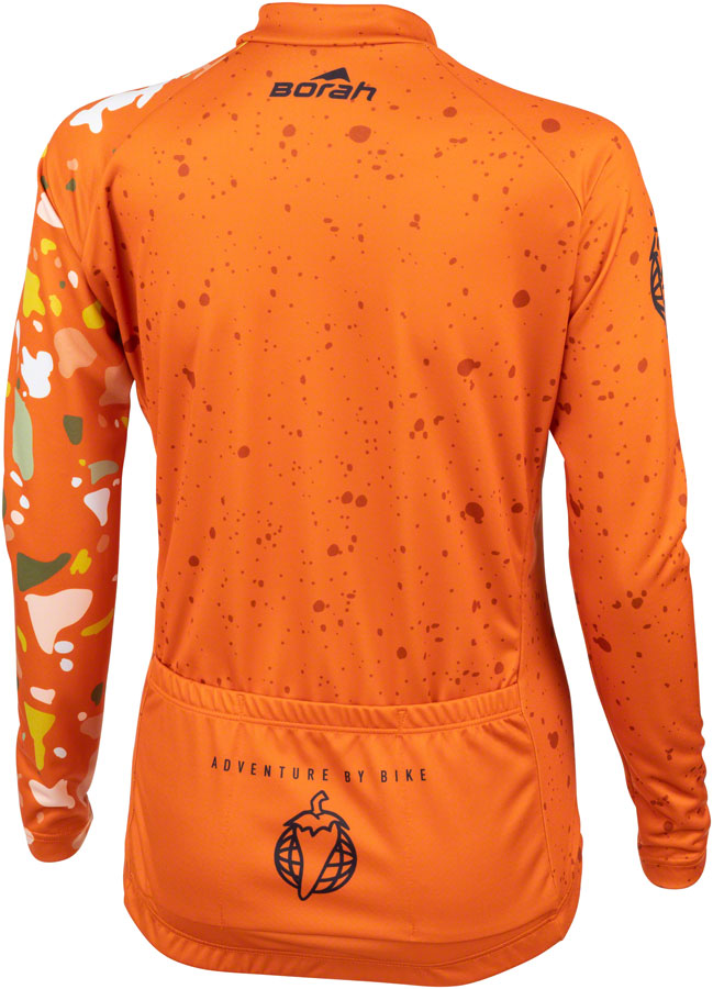 Load image into Gallery viewer, Salsa Women&#39;s Terrazzo Long Sleeve Jersey - 3X-Large, Orange
