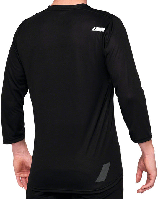 100% Airmatic Jersey - Black, Medium